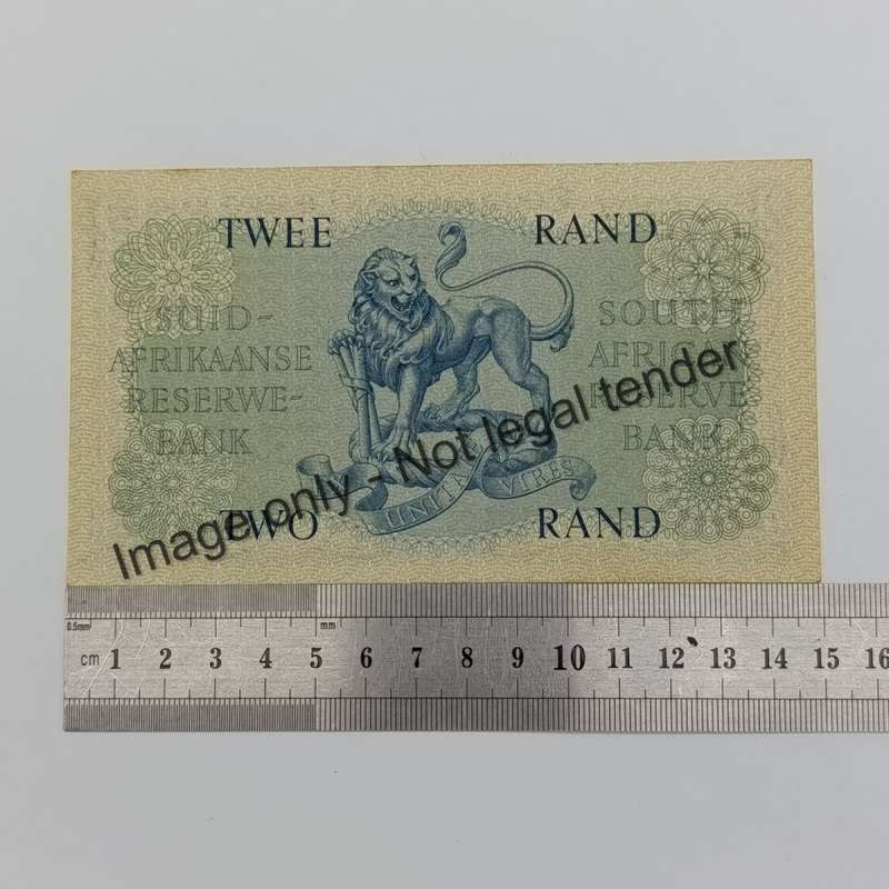 Rissik only Issue R2 banknote 1962 - AU with slight fold mark