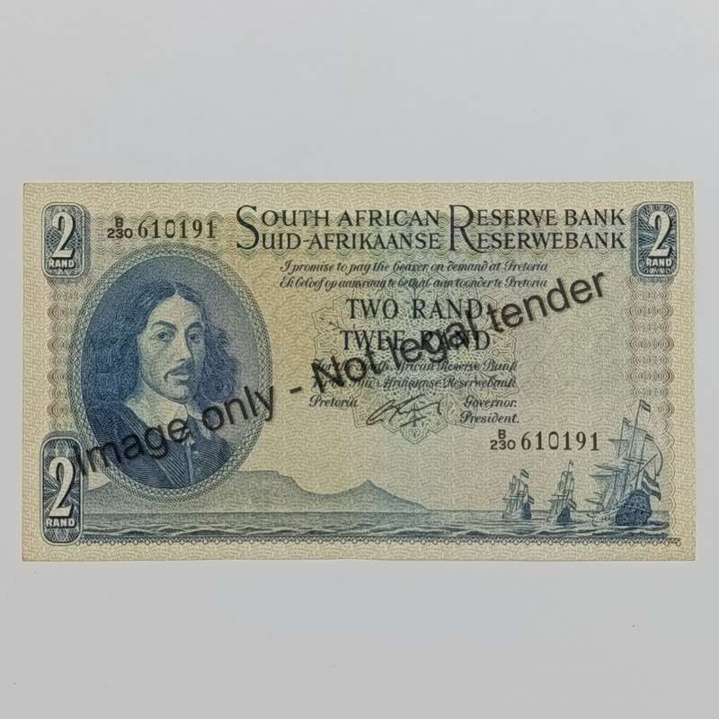 Rissik R2 banknote First Issue 1962 UNC with slight dent