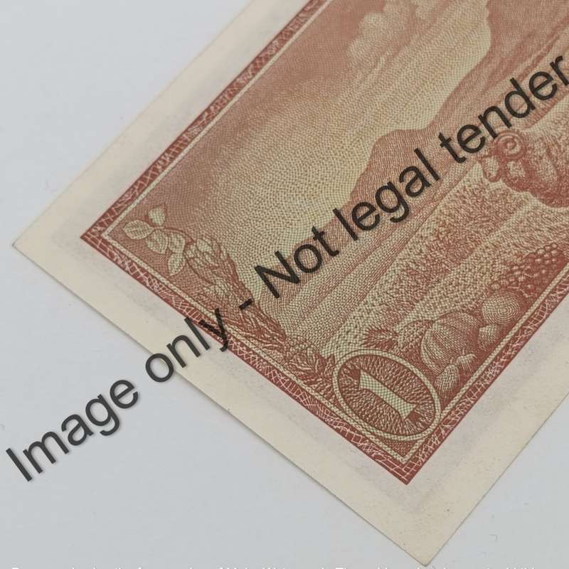TW de Jongh lot of 4 R1 banknotes from 1967, 1972, 1973, 1975 covering Ist, 2nd, 3rd Issues