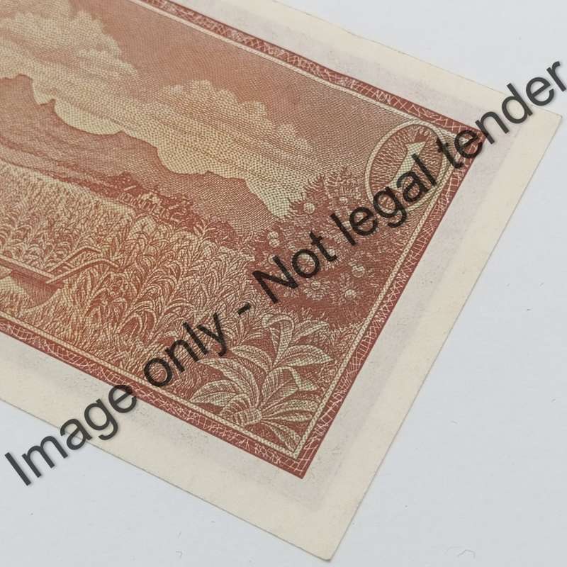TW de Jongh lot of 4 R1 banknotes from 1967, 1972, 1973, 1975 covering Ist, 2nd, 3rd Issues