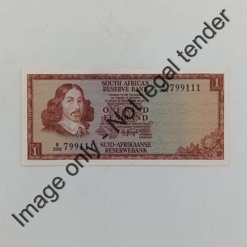 TW de Jongh 3rd Issue R1 banknotes Lot of 4 ending on 111, 222, 444 & 888
