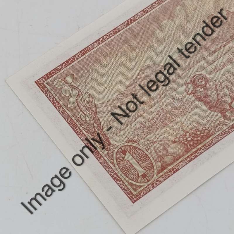 TW de Jongh 1st, 2nd & 3rd Issues R1 banknotes from 1967, 1972, 1973 & 1975