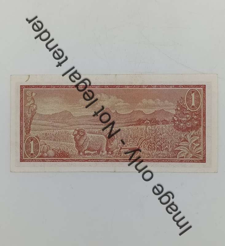 TW de Jongh Lot of 3x R1 banknotes First, Second & Third Issues - all starting and ending with 8