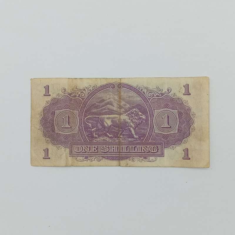East Africa Currency Board One Shilling note in decent condition - 1943