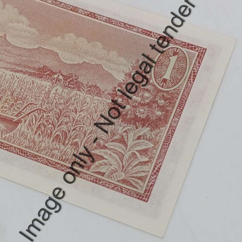 TW de Jongh 3rd Issue pair of R1 banknotes with consecutive numbers