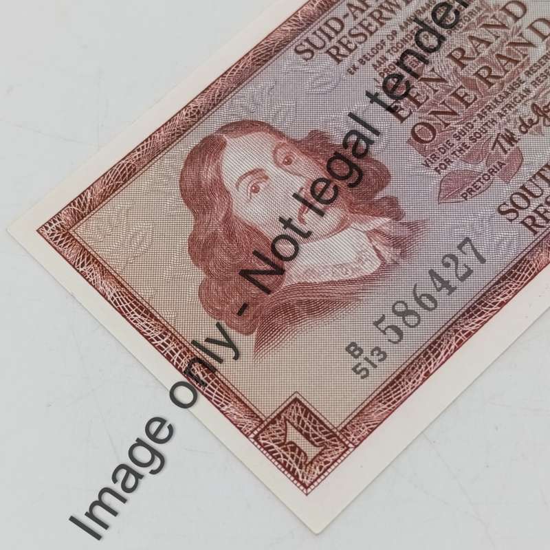 TW de Jongh 3rd Issue - Lot of 9 uncirculated R1 banknotes