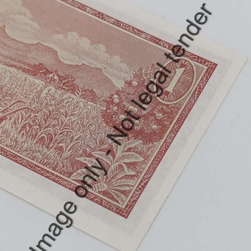 TW de Jongh 3rd Issue - Lot of 9 uncirculated R1 banknotes