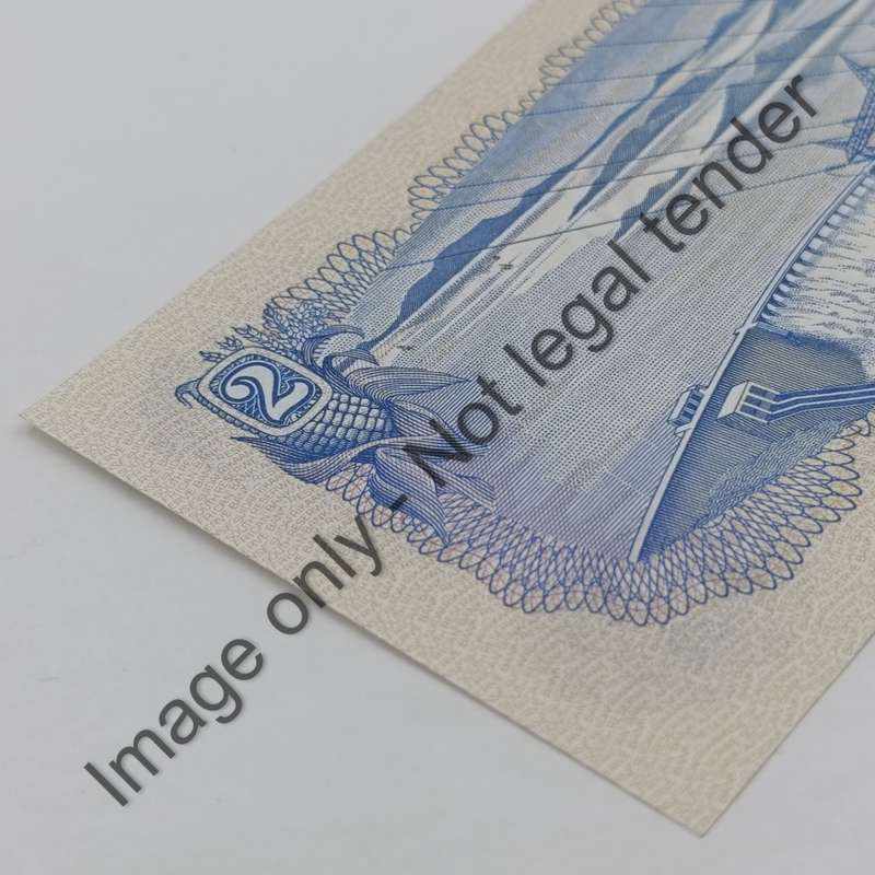 TW de Jongh 2nd issue uncirculated R2 notes - consecutive numbered pair D76