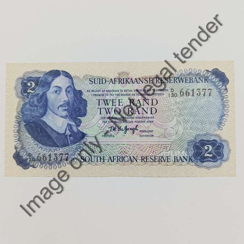 TW de Jongh 2nd Issue uncirculated R2 pair with consecutive numbers D130