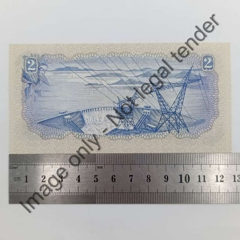 TW de Jongh 2nd issue uncirculated pair of R2 banknotes with consecutive numbers D130