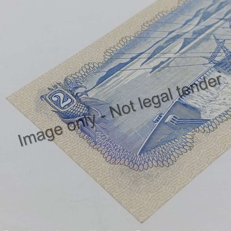 TW de Jongh 3rd issue D135 R2 banknote uncirculated - Van Riebeeck Watermark