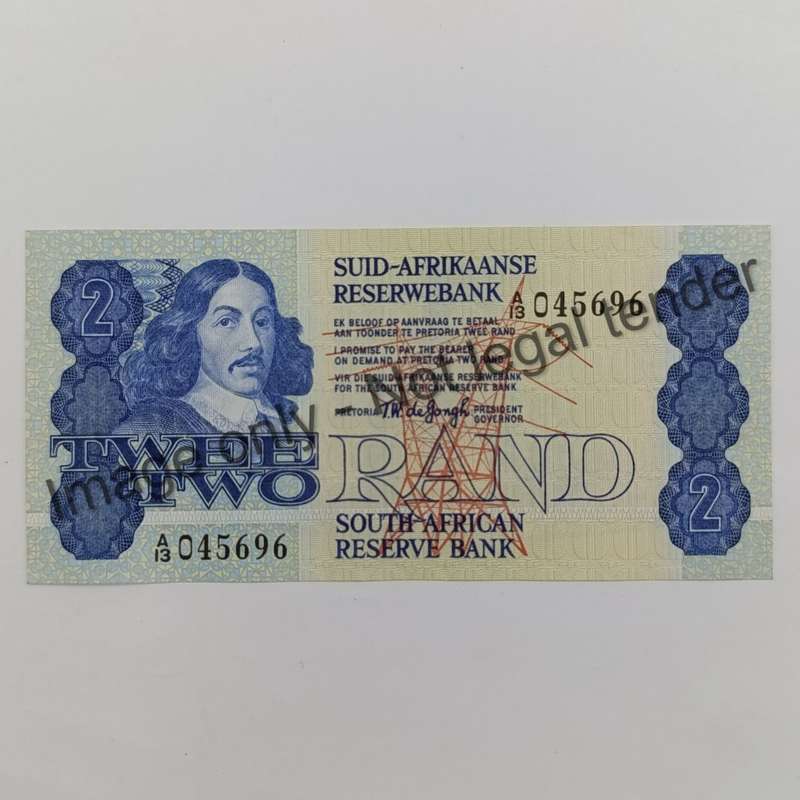 TW de Jongh 4th issue R2 banknote A/13 uncirculated