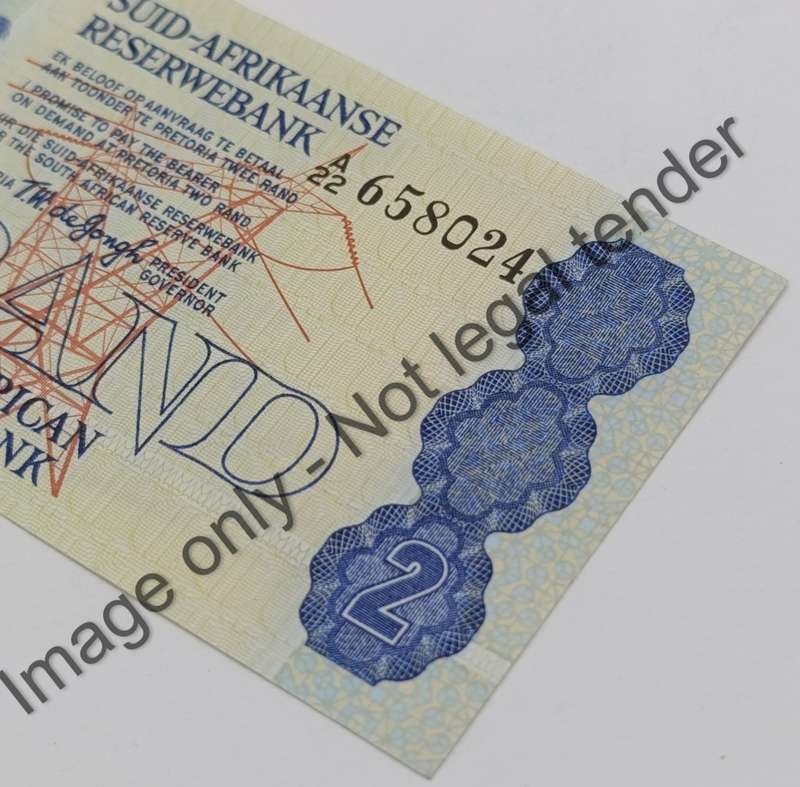TW de Jongh 4th issue R2 banknotes - lot of 2 - uncirculated near numbers