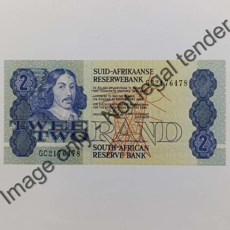 GPC de Kock 3rd issue Pair of uncirculated R2 banknotes with consecutive numbers