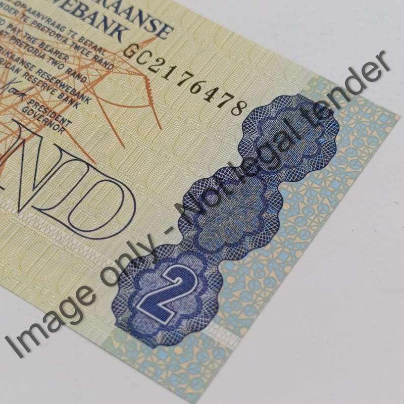 GPC de Kock 3rd issue Pair of uncirculated R2 banknotes with consecutive numbers