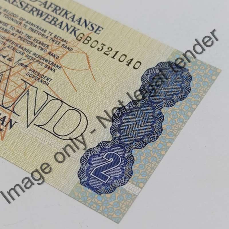 GPC de Kock 3rd issue Pair of consecutive numbered uncirculated R2 banknotes