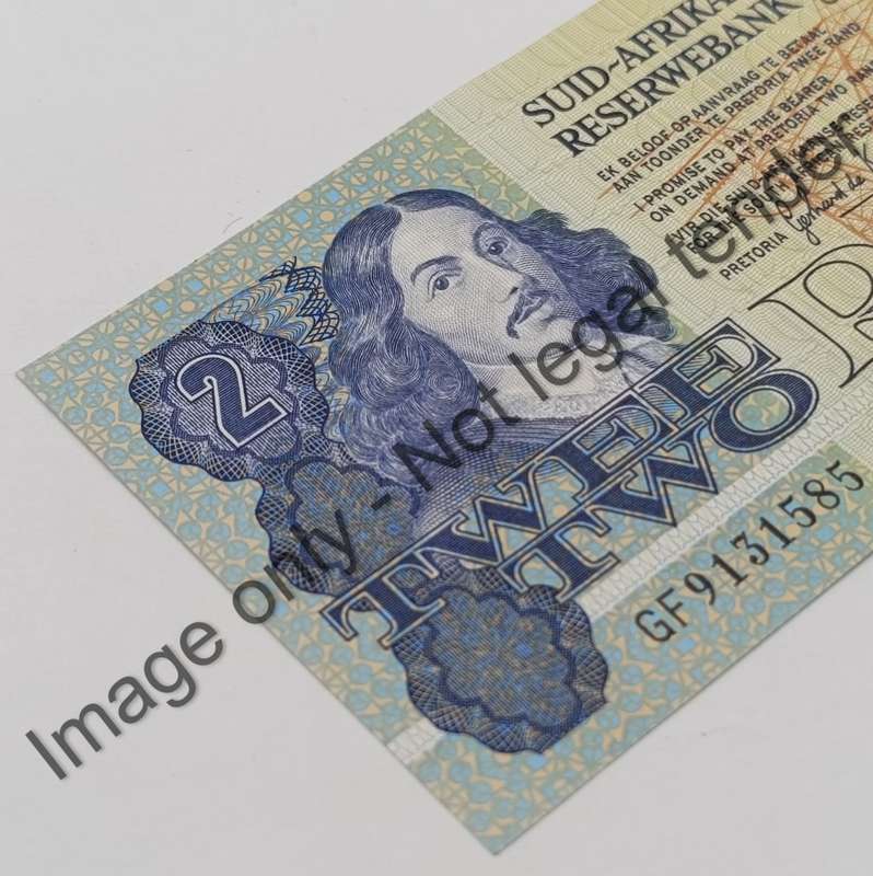 GPC de Kock 3rd issue Pair of uncirculated R2 banknotes with consecutive numbers