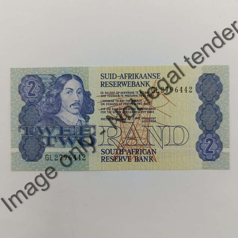 GPC de Kock 3rd issue Pair of uncirculated R2 banknotes with consecutive numbers