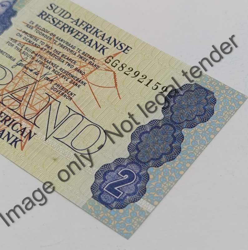 GPC de Kock 3rd issue R2 banknotes - pair with consecutive numbers - uncirculated