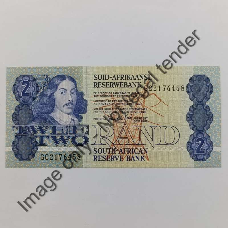 GPC de Kock 3rd issue Pair of uncirculated R2 banknotes with consecutive numbers