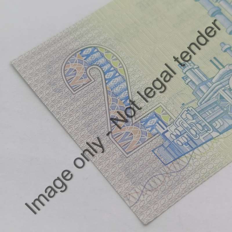 GPC de Kock 2nd issue Pair of R2 banknotes uncirculated with consecutive numbers A4/93