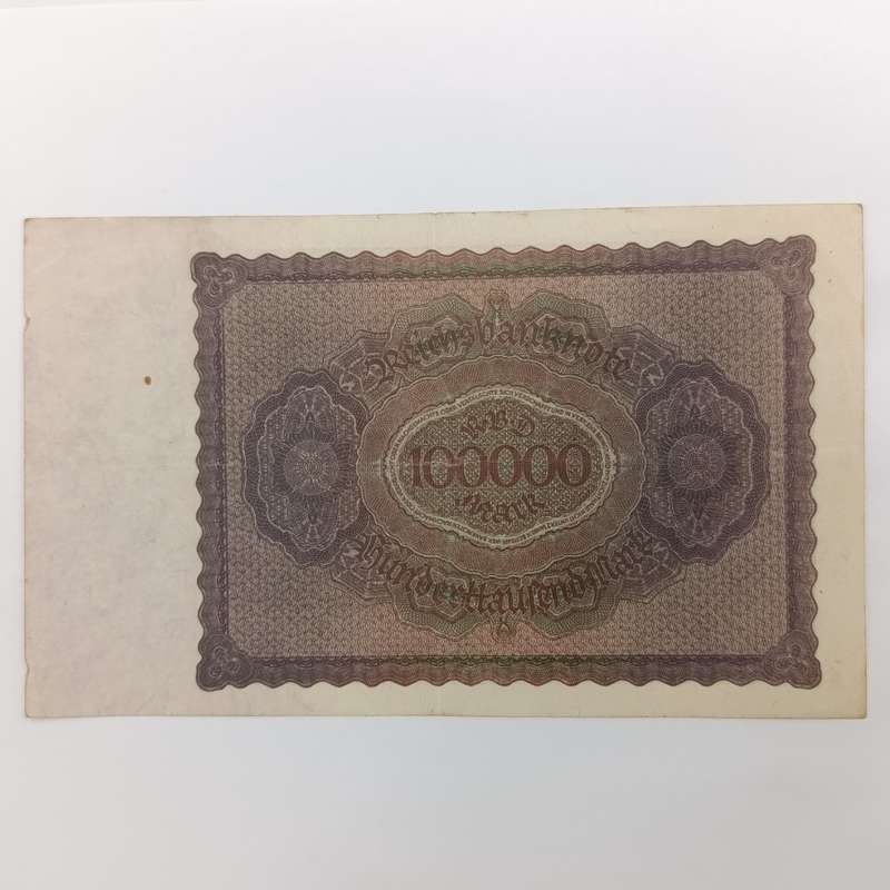 Banknotes Germany Reichs banknote 100000 Mark 1923
