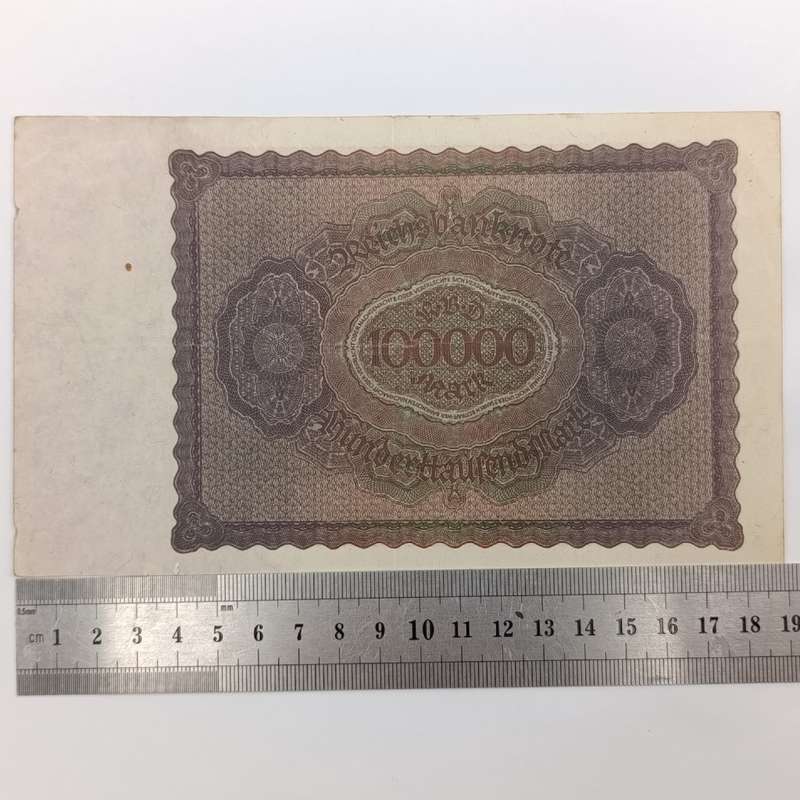 Banknotes Germany Reichs banknote 100000 Mark 1923