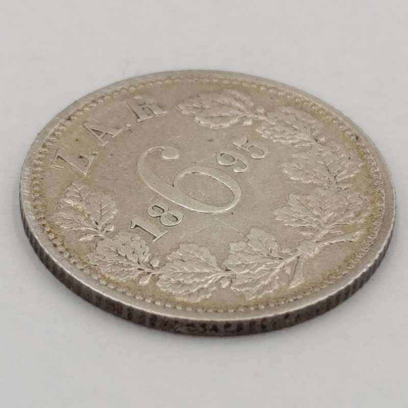 ZAR Paul Kruger 6d 1895 VF+