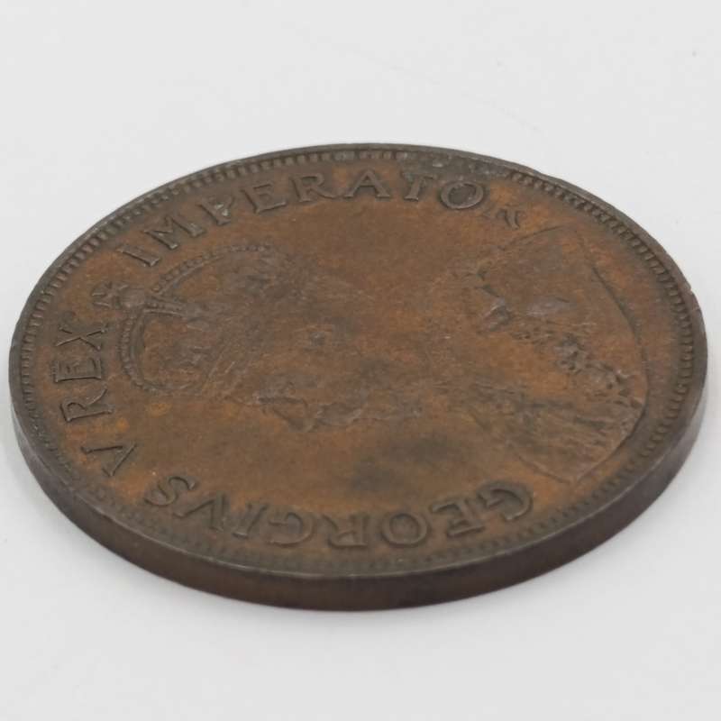 South Africa 1933 penny EF