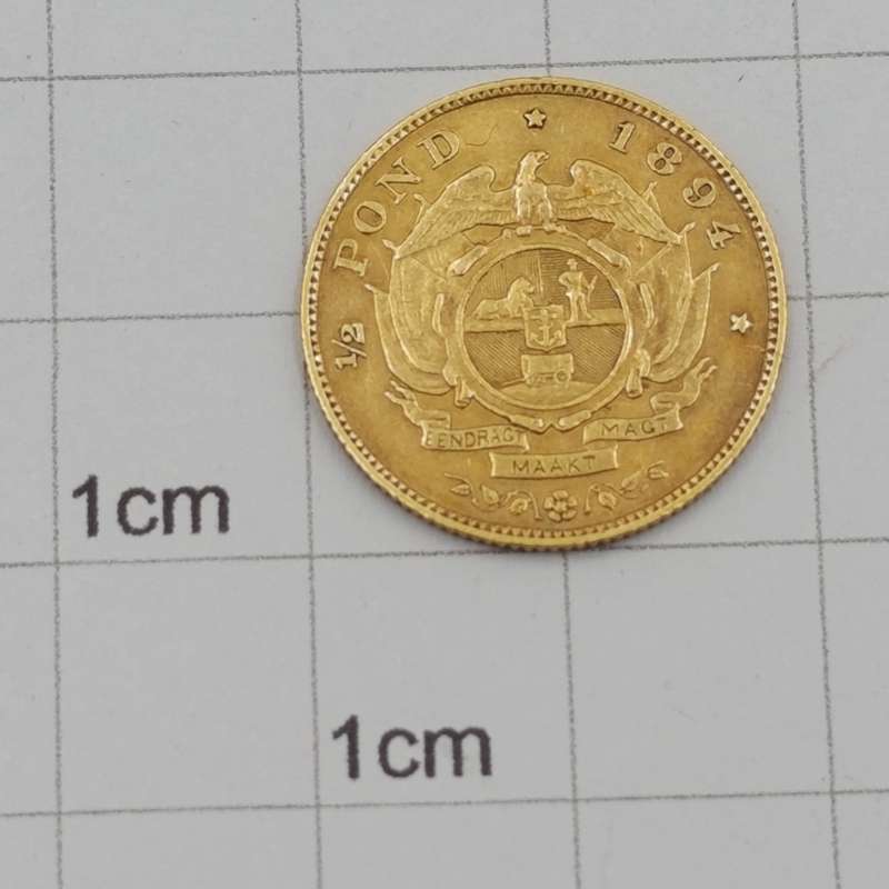 1894 ZAR Kruger gold Half pond