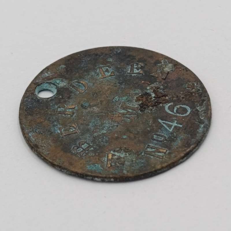 1946 Aberdeen Dog License token