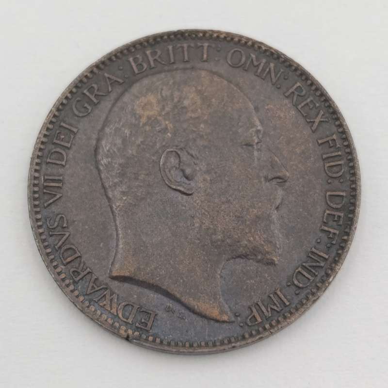 Int Britain 1902 Farthing AU Great Britain