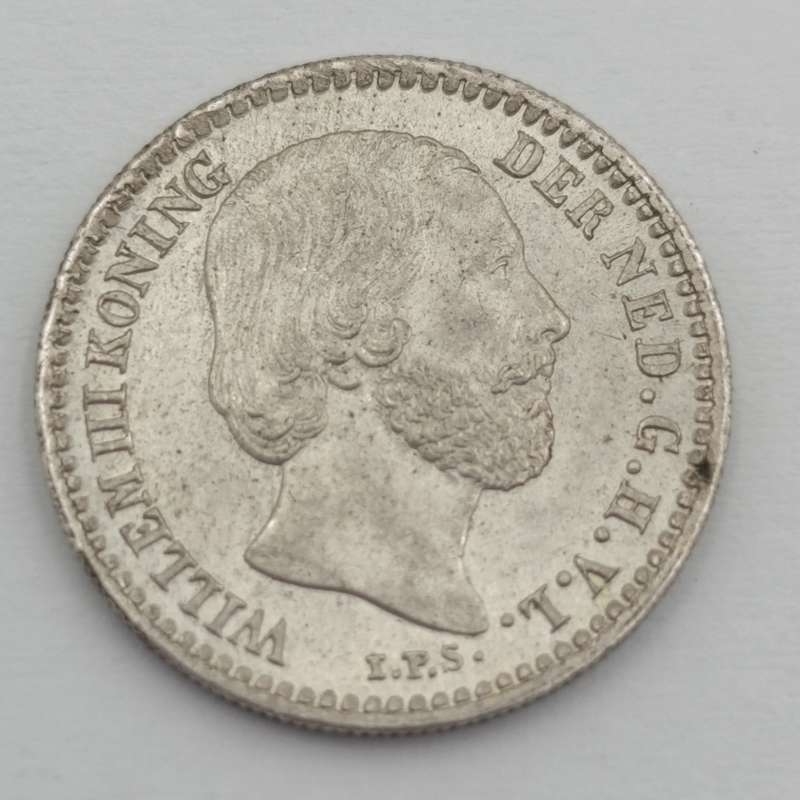 1884 Willem Netherlands 10 cent uncirculated