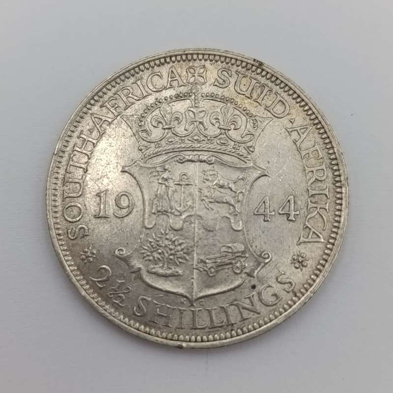 1944 South Africa half crown AU