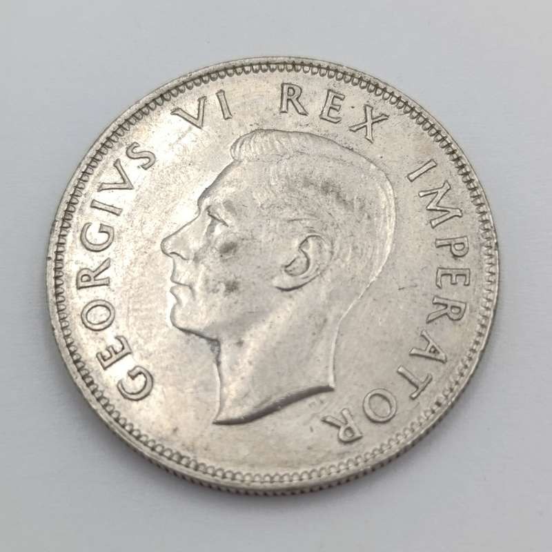 1944 South Africa half crown AU