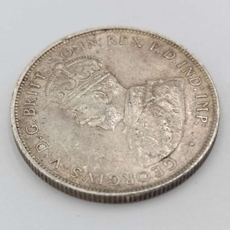 1917 British West Africa Two Shillings with H mintmark XF+