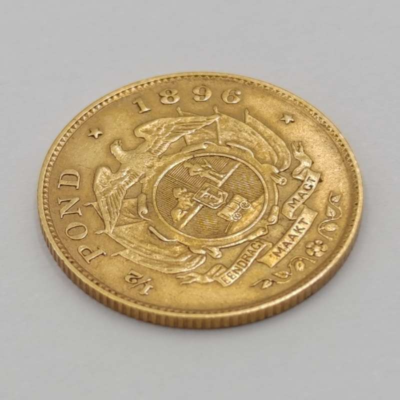 1896 ZAR Kruger Gold Half pond