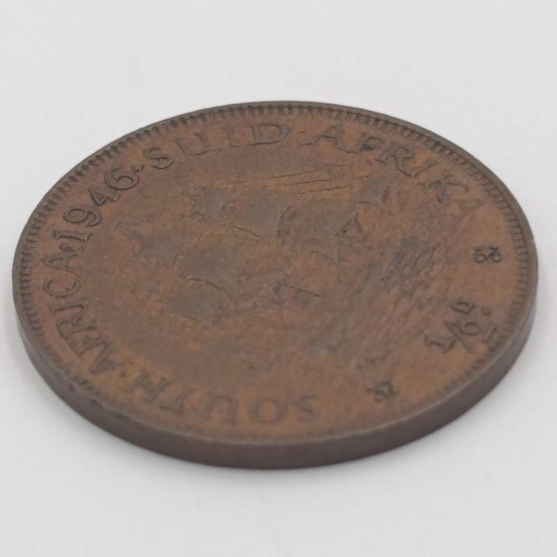 1946 SA Union half penny EF+