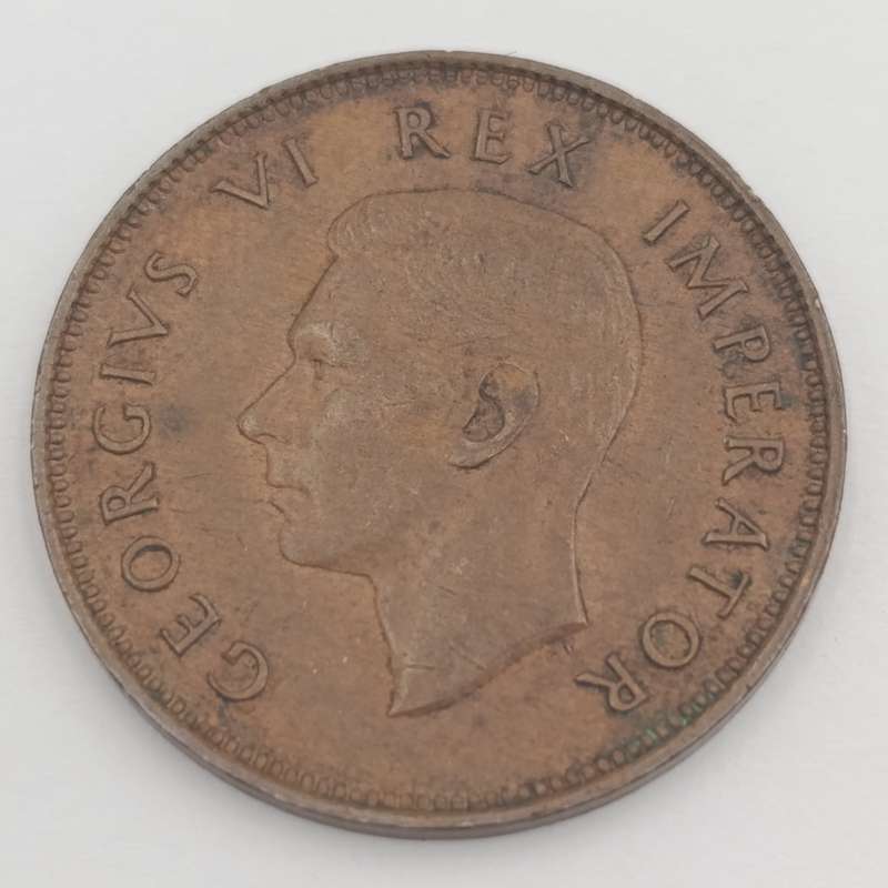 1946 SA Union half penny EF+