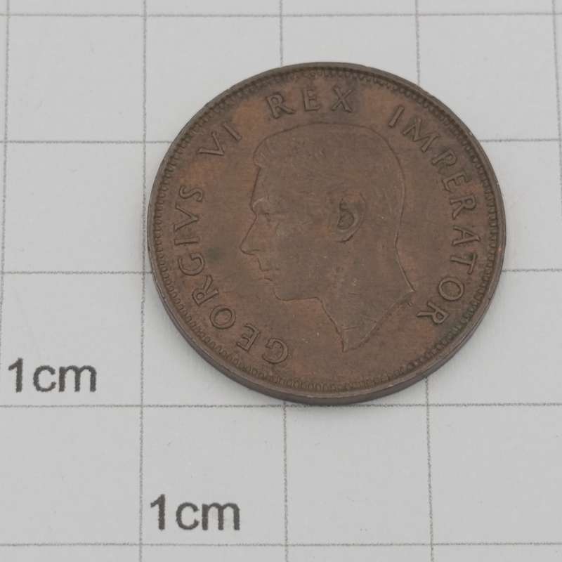1946 SA Union half penny EF+