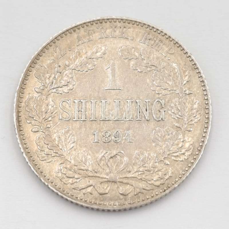 1894 ZAR Kruger silver Shilling XF+