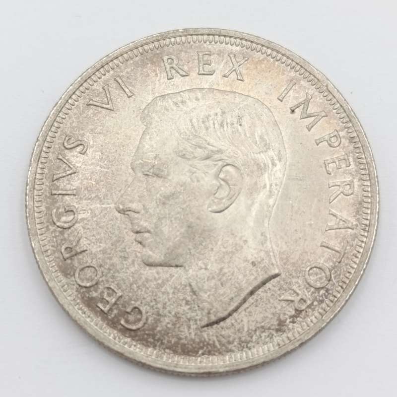 1947 SA Union silver crown uncirculated