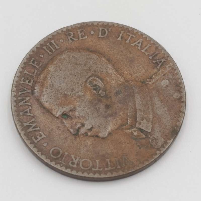 1910 Italian Somaliland 4 Bese copper coin