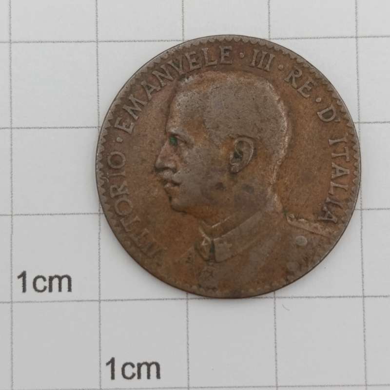 1910 Italian Somaliland 4 Bese copper coin
