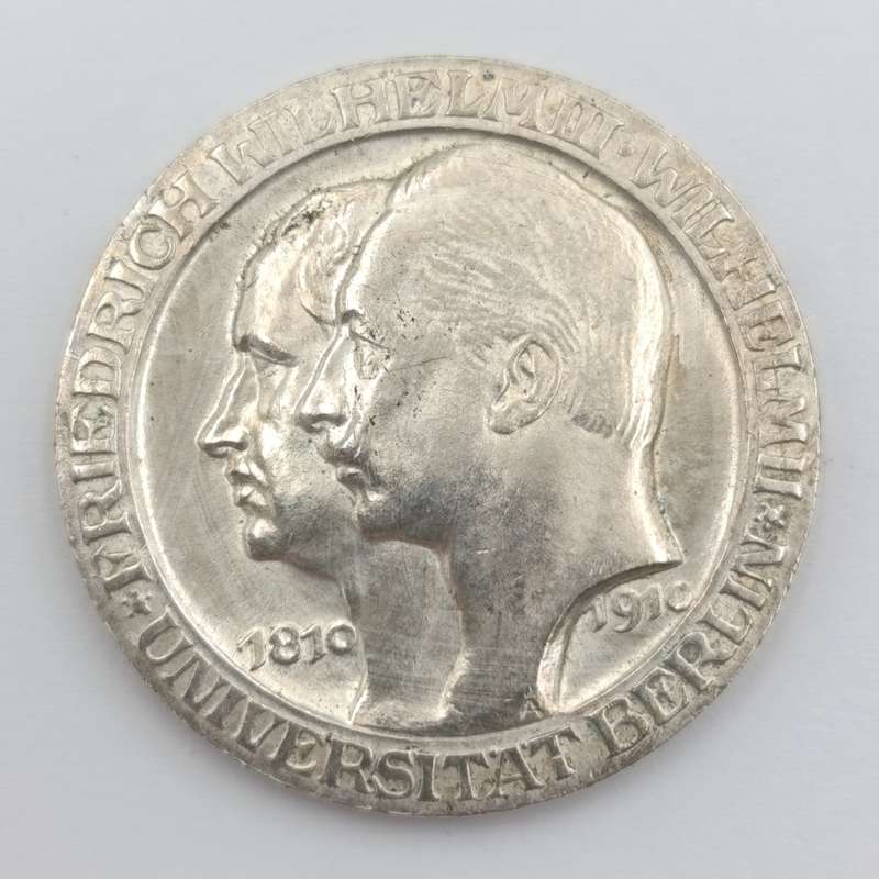 German Prussia 1910 A Berlin University Drei mark