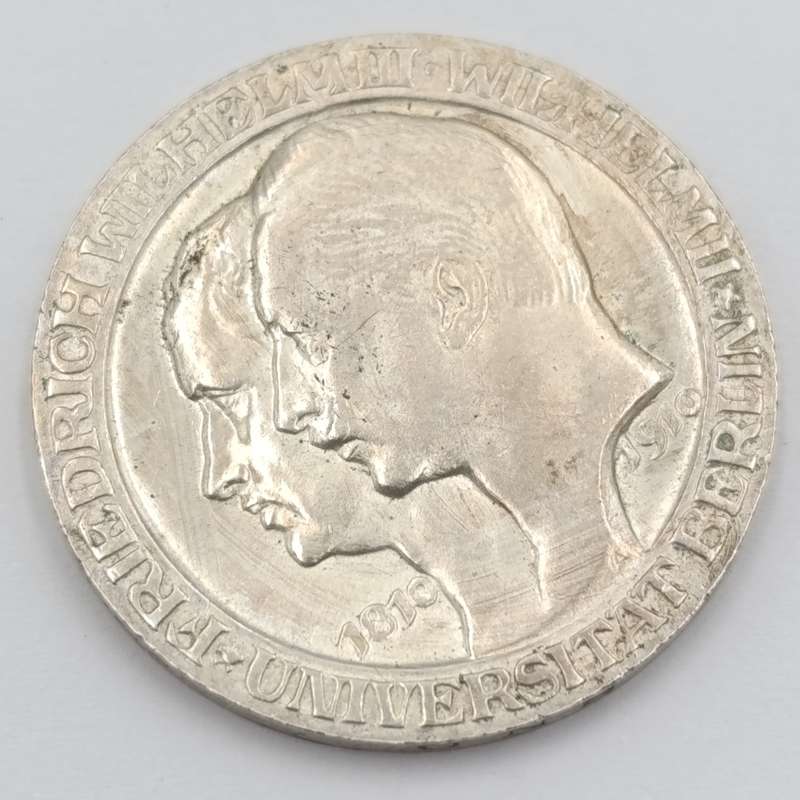 German Prussia 1910 A Berlin University Drei mark
