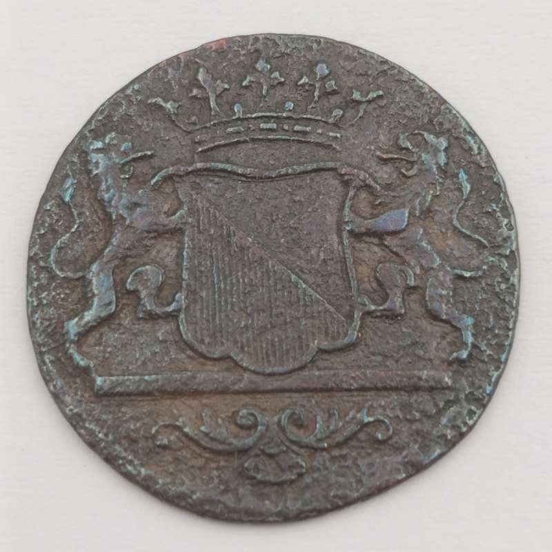 1765 Netherlands Stad Utrecht copper Duit