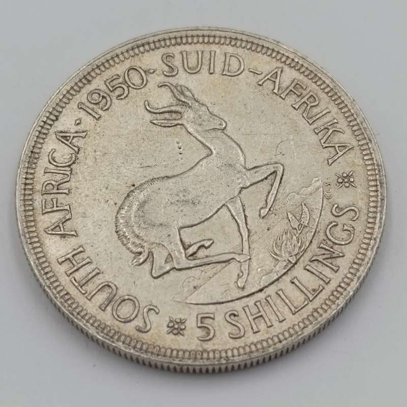 1950 Union Silver Crown - some mint lustre remaining