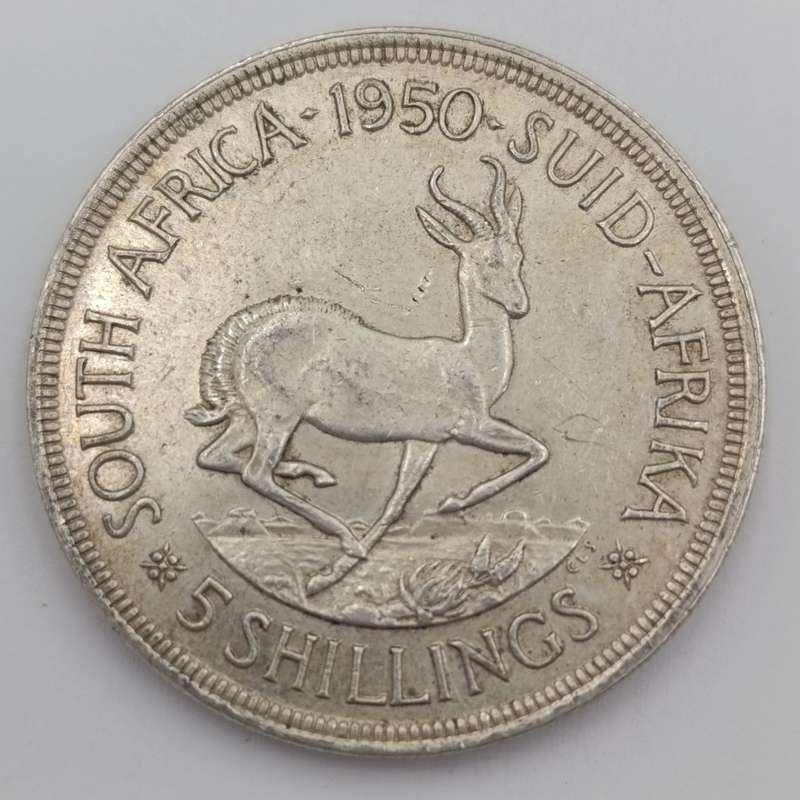 1950 Union Silver Crown - some mint lustre remaining