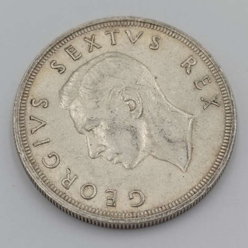 1950 Union Silver Crown - some mint lustre remaining